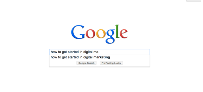 How to get started in digital marketing